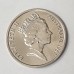AUSTRALIA 1987 . FIVE 5 CENTS COIN . ECHIDNA